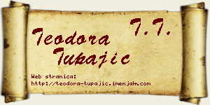 Teodora Tupajić vizit kartica